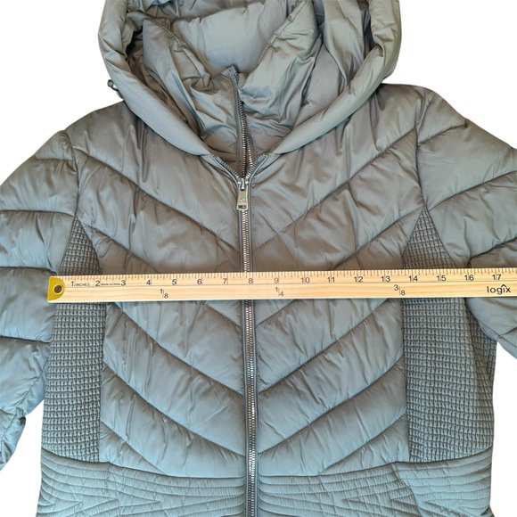 Bernardo SOFTY GLAM ECOPLUME PACKABLE PUFFER LONG COAT LARGE PUFFER COAT - Picture 5 of 9